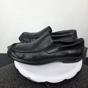 Sperry Gold Cup ASV Men's 9.5M Loafers Black Leather Lambskin Lined Slip On Shoe